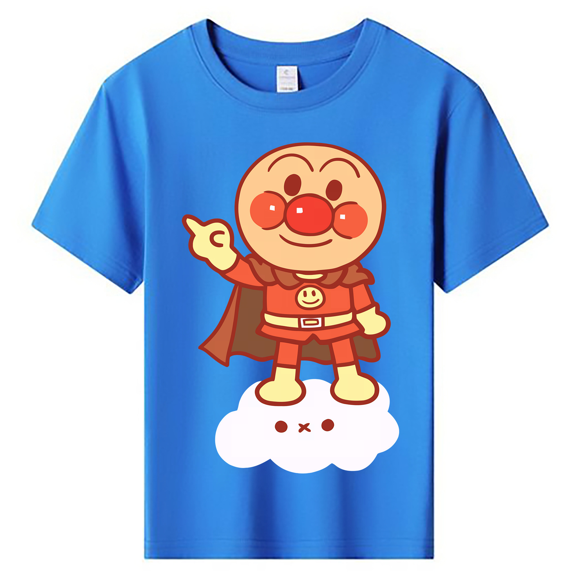 （画像用） アンパンマン Anpanman 綿100％キッズTシャツ（フロントプリント）